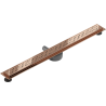 Mexen Flat 360° M12 canalisation linéaire pivotante 90 cm, or rose - 1621090-40