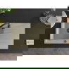Mexen Cesar évier en granit à 1 cuve avec égouttoir 775 x 470 mm, Beige, siphon Noir - 6514771010-69-B