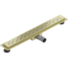Mexen Flat M12 caniveau linéaire 60 cm, or brossé - 1A21060-15