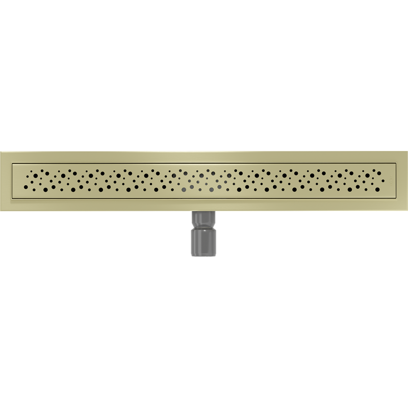 Mexen Flat M12 caniveau linéaire 60 cm, or brossé - 1A21060-15