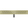 Mexen Flat M12 caniveau linéaire 60 cm, or brossé - 1A21060-15