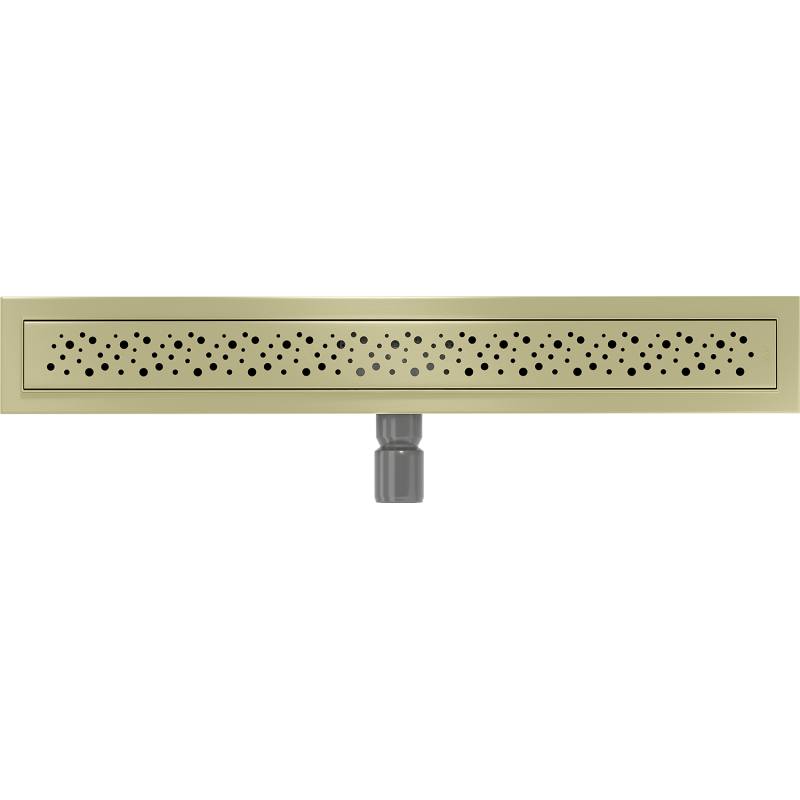 Mexen Flat M12 caniveau linéaire 70 cm, or brossé - 1A21070-15