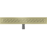 Mexen Flat M12 caniveau linéaire 70 cm, or brossé - 1A21070-15