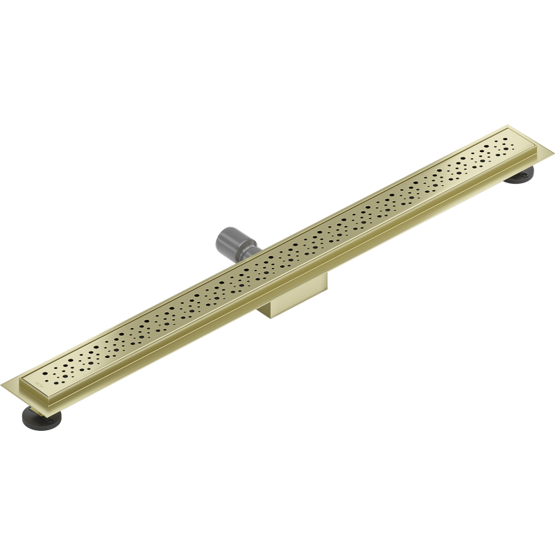 Mexen Flat M12 drain linéaire 80 cm, or brossé - 1A21080-15