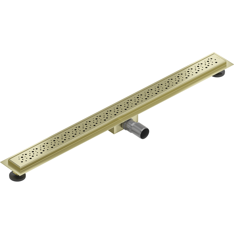 Mexen Flat M12 caniveau linéaire 90 cm, or brossé - 1A21090-15