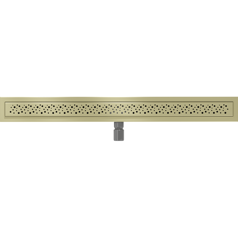 Mexen Flat M12 caniveau linéaire 100 cm, or brossé - 1A21100-15