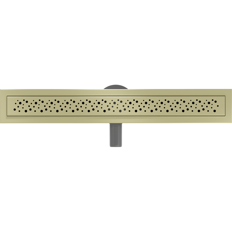 Mexen Flat 360° M12 caniveau de douche linéaire rotatif 60 cm, or brossé - 1A21060-40