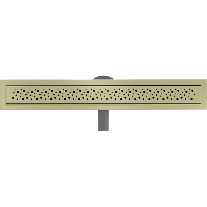 Mexen Flat 360° M12 drain linéaire rotatif 70 cm, or brossé - 1A21070-40