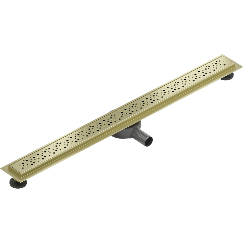 Mexen Flat 360° M12 canalisation linéaire rotative 100 cm, or brossé - 1A21100-40