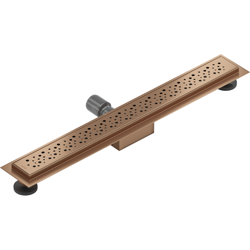 Mexen Flat M12 caniveau linéaire 50 cm, cuivre brossé - 1C21050-15
