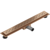 Mexen Flat M12 caniveau linéaire 50 cm, cuivre brossé - 1C21050-15