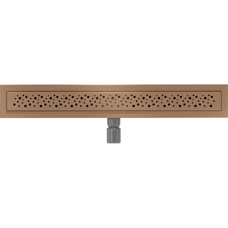 Mexen Flat M12 caniveau linéaire 60 cm, cuivre brossé - 1C21060-15