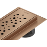 Mexen Flat M12 drain linéaire 70 cm, cuivre brossé - 1C21070-15