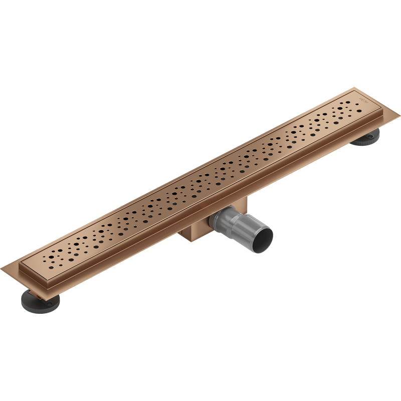 Mexen Flat M12 drain linéaire 70 cm, cuivre brossé - 1C21070-15