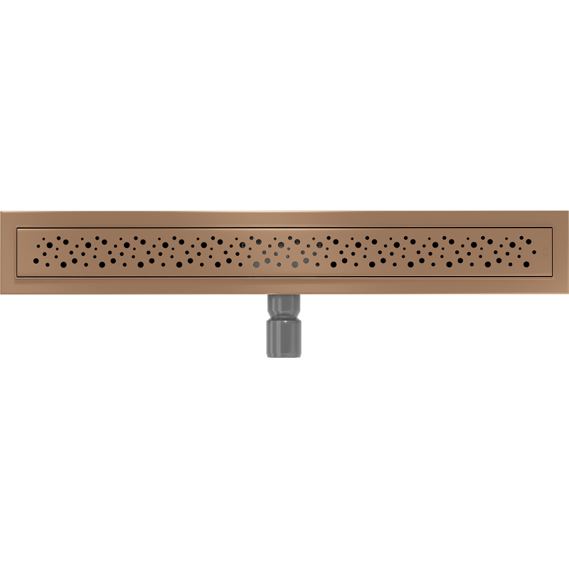 Mexen Flat M12 drain linéaire 70 cm, cuivre brossé - 1C21070-15