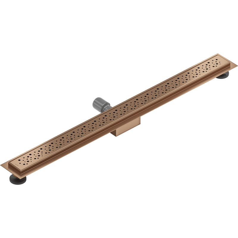 Mexen Flat M12 caniveau linéaire 80 cm, cuivre brossé - 1C21080-15