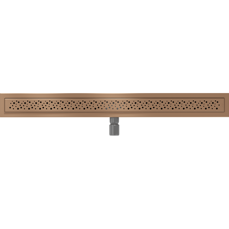 Mexen Flat M12 caniveau linéaire 80 cm, cuivre brossé - 1C21080-15