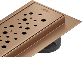 Mexen Flat M12 caniveau linéaire 90 cm, cuivre brossé - 1C21090-15