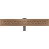Mexen Flat 360° M12 canalisation linéaire rotative 70 cm, cuivre brossé - 1C21070-40