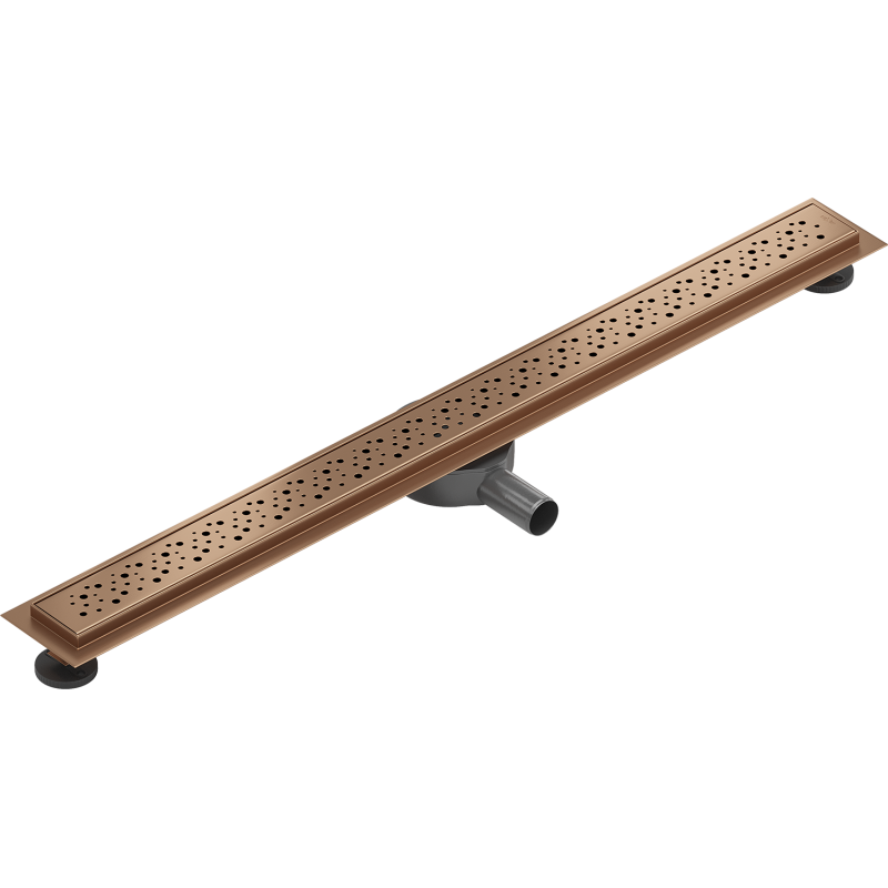 Mexen Flat 360° M12 canalisation linéaire rotative 90 cm, cuivre brossé - 1C21090-40