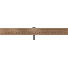 Mexen Flat 360° M12 canalisation linéaire rotative 90 cm, cuivre brossé - 1C21090-40