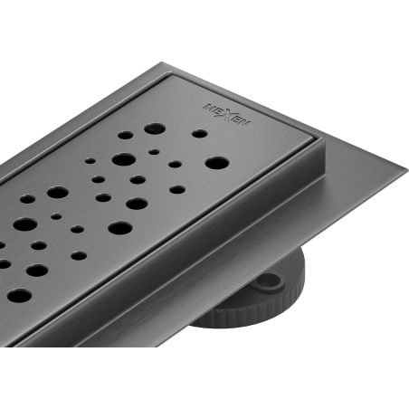 Mexen Flat M12 drain linéaire 50 cm, gris métallisé brossé - 1E21050-15