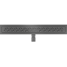 Mexen Flat M12 drain linéaire 50 cm, gris métallisé brossé - 1E21050-15