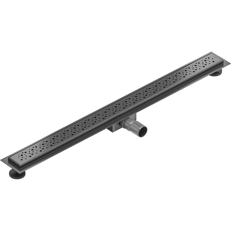 Mexen Flat M12 caniveau linéaire 80 cm, gris pistolet brossé - 1E21080-15