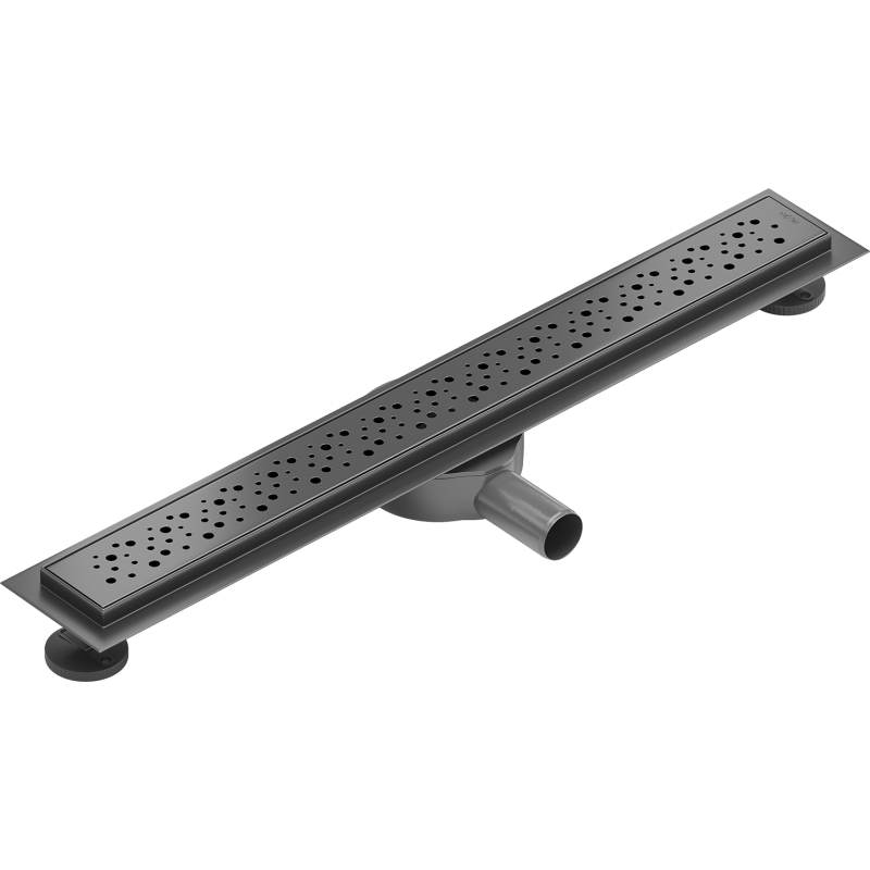 Mexen Flat 360° M12 canalisation linéaire pivotante 50 cm, gris pistolet brossé - 1E21050-40
