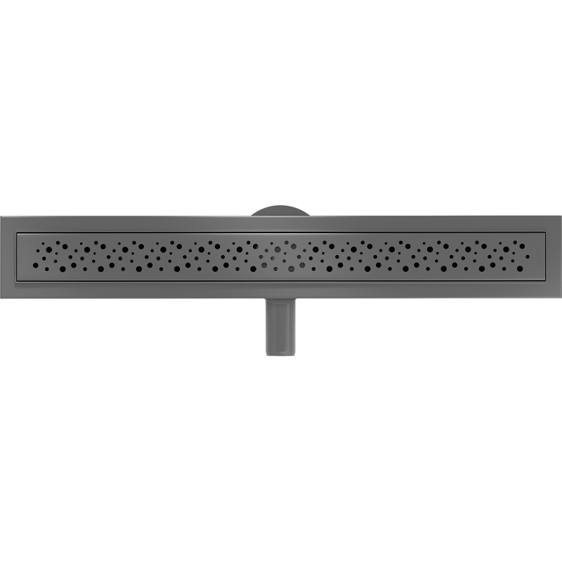 Mexen Flat 360° M12 canalisation linéaire pivotante 50 cm, gris pistolet brossé - 1E21050-40