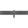 Mexen Flat 360° M12 canalisation linéaire pivotante 60 cm, gris gun brossé - 1E21060-40