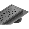 Mexen Flat 360° M12 caniveau de douche linéaire pivotant 70 cm, gris canon brossé - 1E21070-40