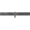 Mexen Flat 360° M12 canalisation linéaire pivotante 100 cm, gris fusil brossé - 1E21100-40