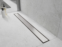 Mexen Flat M13 caniveau linéaire 2 en 1 80 cm, inox - 1010080-15