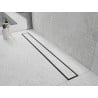 Mexen Flat 360° M13 caniveau linéaire pivotant 2 en 1 90 cm, inox - 1010090-40
