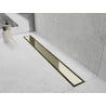 Mexen Flat 360° M13 drainage linéaire rotatif 2en1 70 cm, doré - 1510070-40