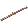 Mexen Flat M13 caniveau linéaire 2en1 120 cm, or rose - 1610120