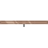 Mexen Flat M13 canalisation linéaire 2 en 1 140 cm, or rose - 1610140