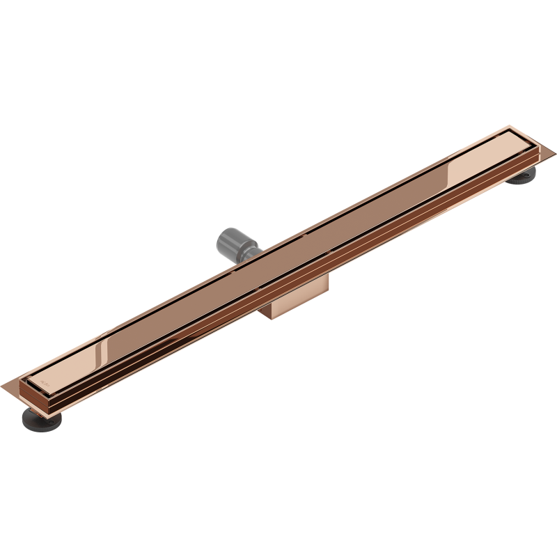 Mexen Flat M13 canal de drainage linéaire 2 en 1 90 cm, or rose - 1610090-15