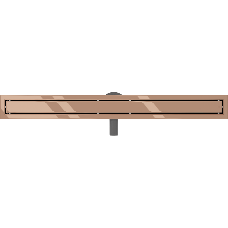 Mexen Flat 360° M13 drain linéaire rotatif 2 en 1 100 cm, or rose - 1610100-40