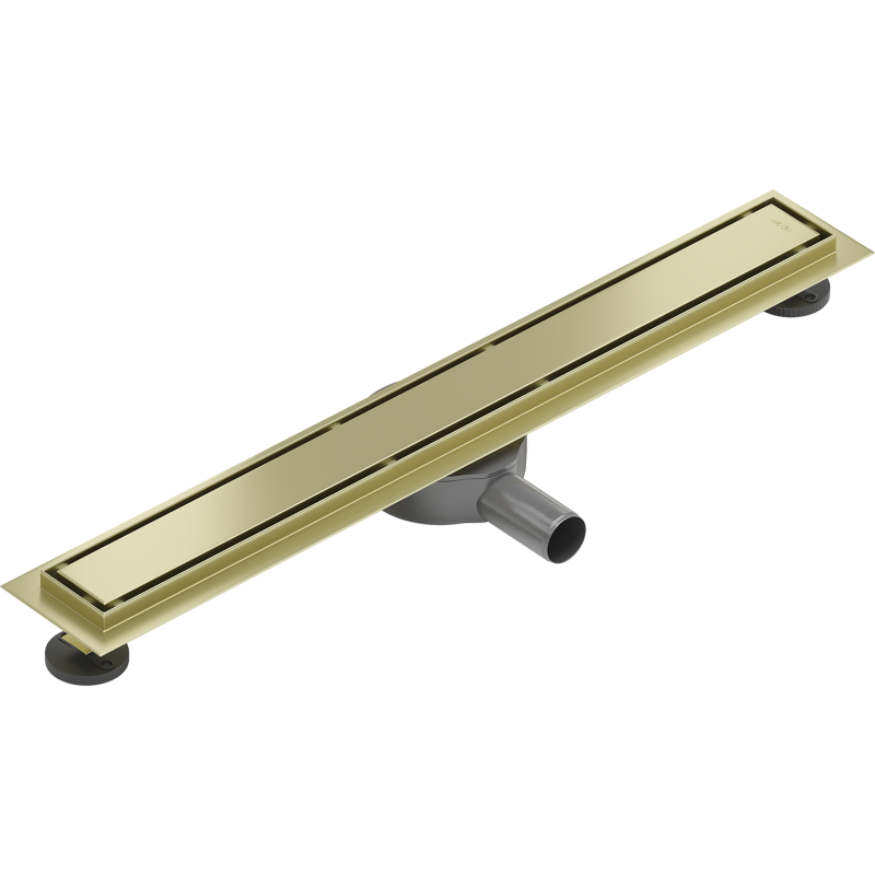 Mexen Flat 360° M13 caniveau linéaire pivotant 2en1 60 cm, or brossé - 1A10060-40