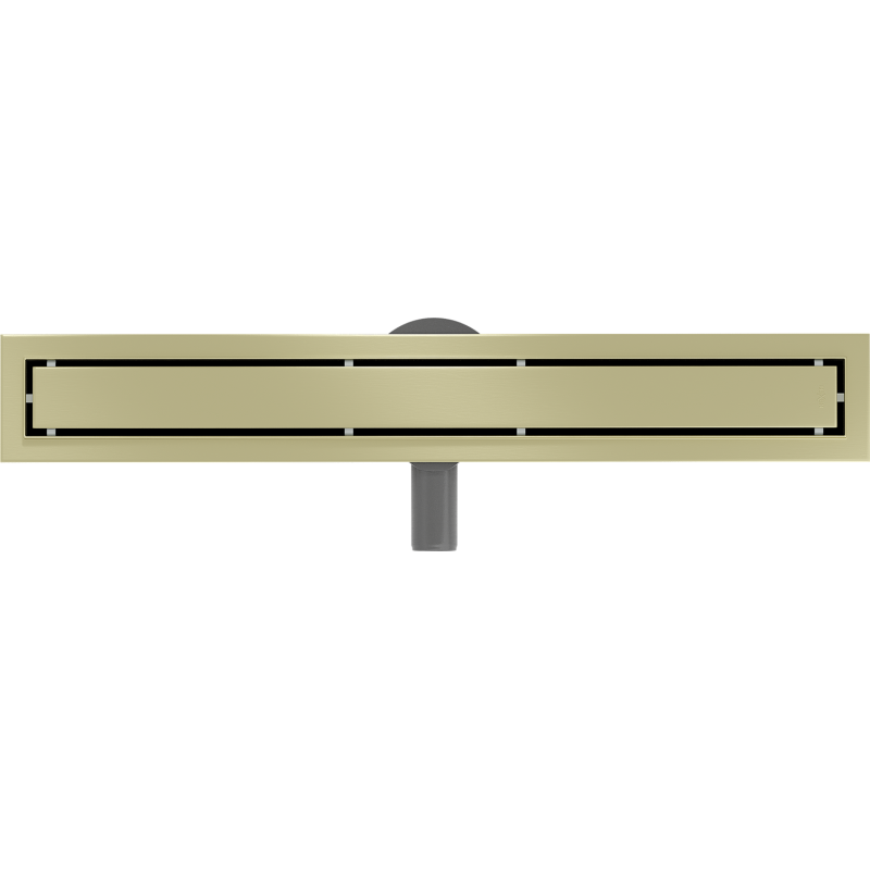 Mexen Flat 360° M13 caniveau linéaire pivotant 2en1 60 cm, or brossé - 1A10060-40