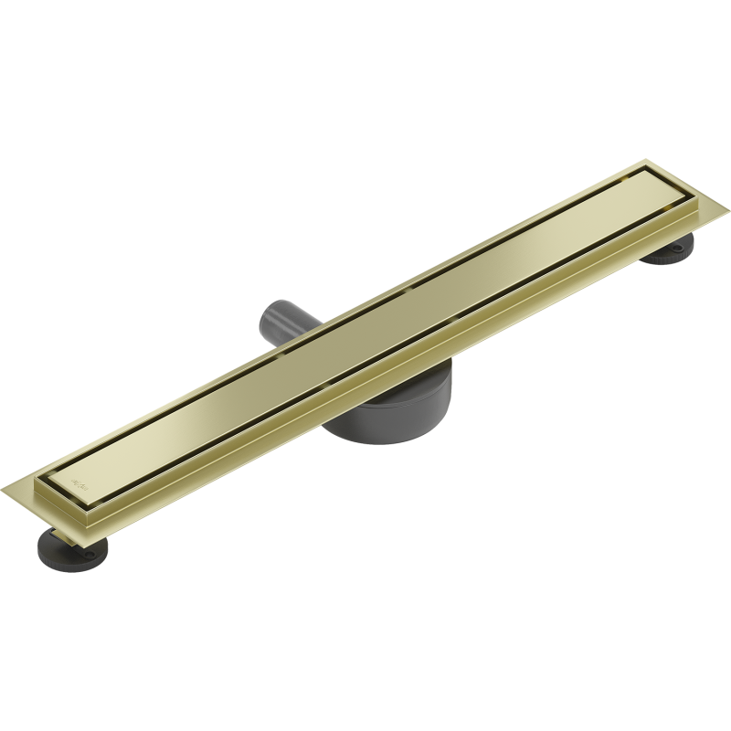 Mexen Flat 360° M13 caniveau linéaire rotatif 2 en 1 70 cm, doré brossé - 1A10070-40