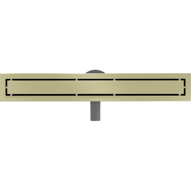 Mexen Flat 360° M13 caniveau linéaire rotatif 2 en 1 70 cm, doré brossé - 1A10070-40