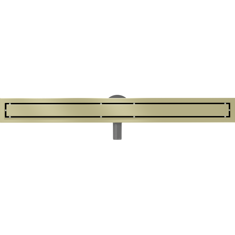 Mexen Flat 360° M13 caniveau linéaire pivotant 2 en 1 100 cm, or brossé - 1A10100-40