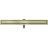 Mexen Flat 360° M13 caniveau linéaire pivotant 2 en 1 100 cm, or brossé - 1A10100-40