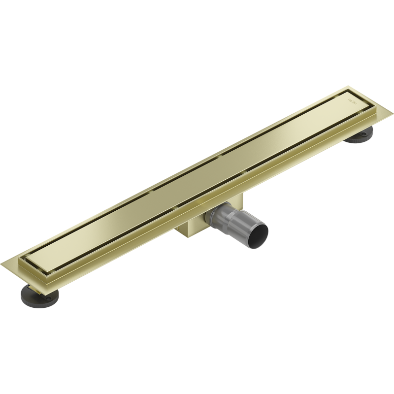 Mexen Flat M13 caniveau linéaire 2 en 1 50 cm, or brossé - 1A10050-15