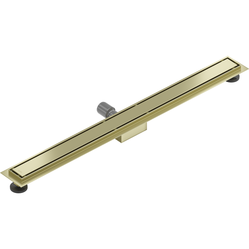 Mexen Flat M13 caniveau linéaire 2en1 90 cm, or brossé - 1A10090-15