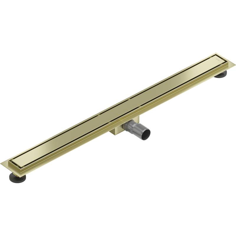 Mexen Flat M13 caniveau linéaire 2en1 90 cm, or brossé - 1A10090-15