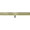 Mexen Flat M13 caniveau linéaire 2en1 90 cm, or brossé - 1A10090-15